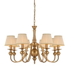 Astra Iron 8 Light Pendant with Shades